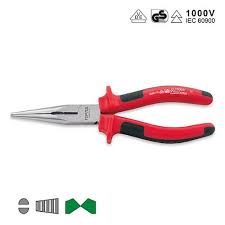 Insulated long nose pliers