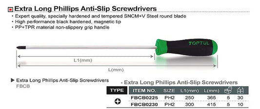 Phillips screwdriver (extra long)