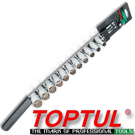 1/2" DRIVE - 12 POINT SOCKET RAIL SET