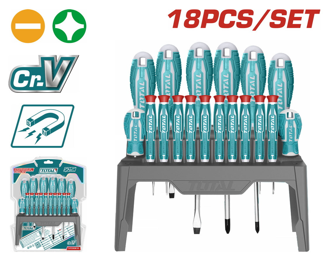 18pc SCREWDRIVER & PRECISION SET - TOTAL