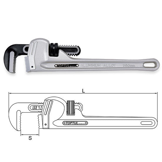 Aluminum pipe wrench