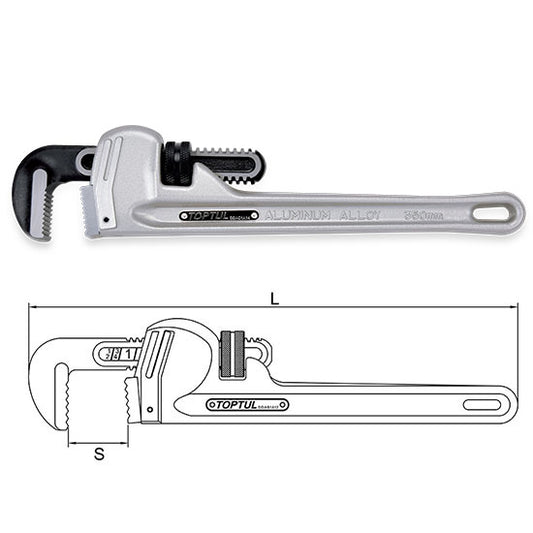 Aluminum pipe wrench