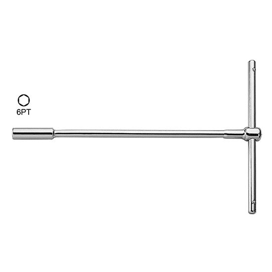 Sliding t-handle with socket