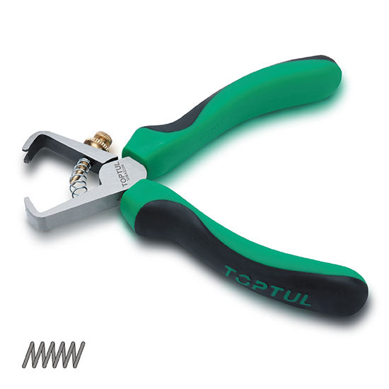 Wire stripping pliers